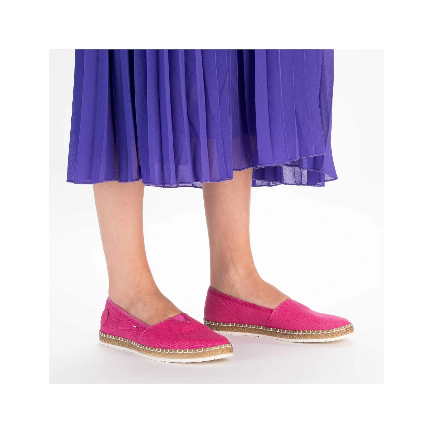 Rieker Summer Shoes-Women'S Ballerinas Pink