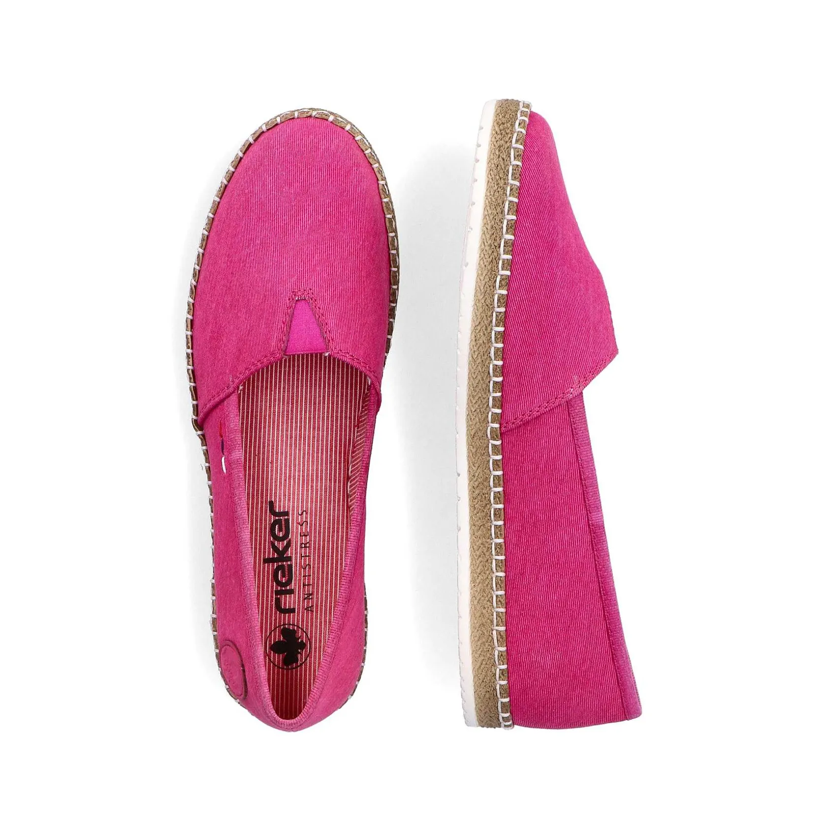 Rieker Summer Shoes-Women'S Ballerinas Pink