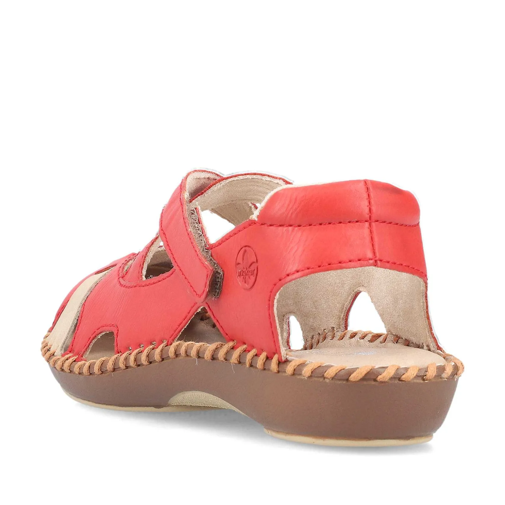 Rieker Colorful Styles-Women'S Ballerinas Fire Red