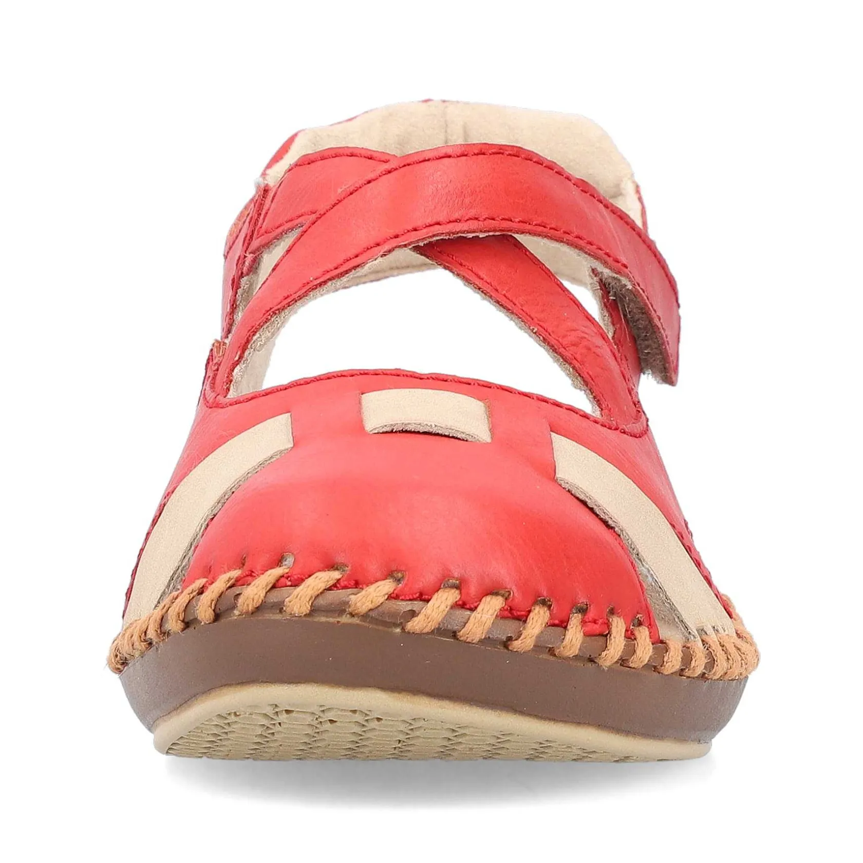 Rieker Colorful Styles-Women'S Ballerinas Fire Red