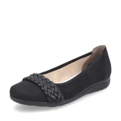 Rieker Business Shoes-Women'S Ballerinas Night Black