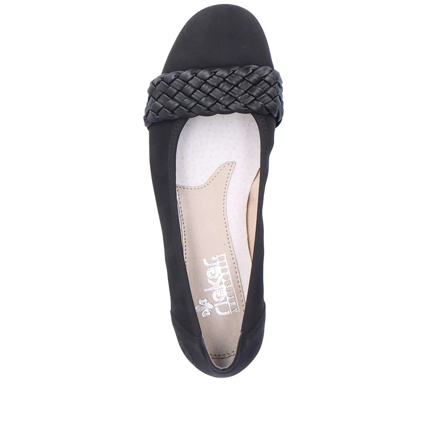 Rieker Business Shoes-Women'S Ballerinas Night Black