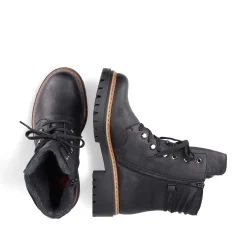 Rieker Ankle Boots & Boots-Women'S Biker Boots Jet Black