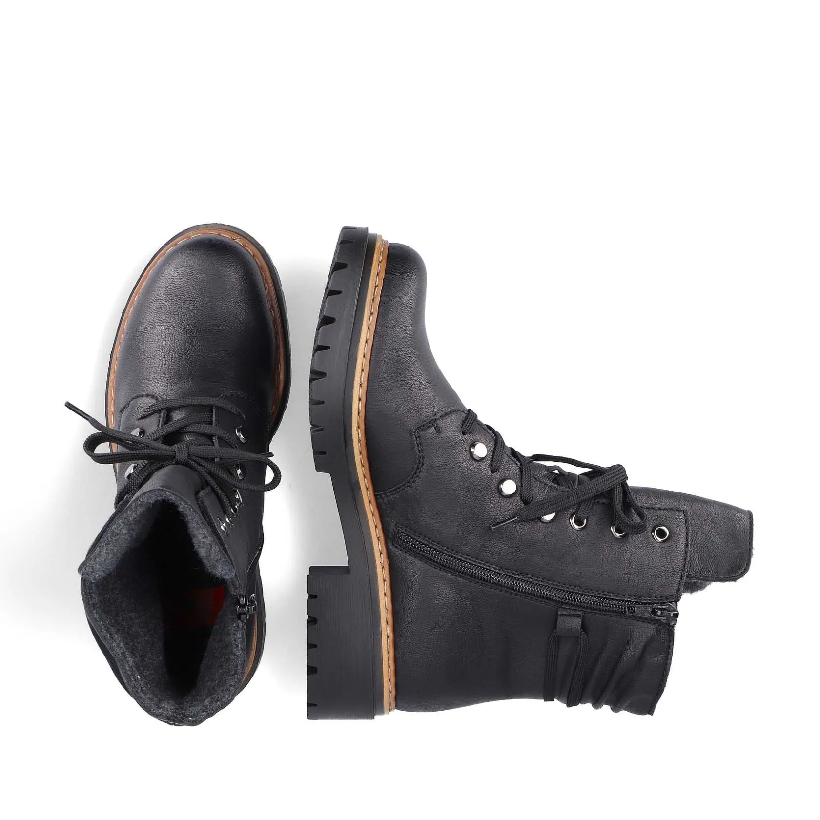 Rieker Ankle Boots & Boots-Women'S Biker Boots Jet Black