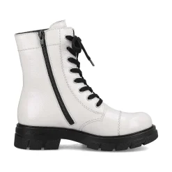 Rieker Ankle Boots & Boots-Women'S Biker Boots Pure White