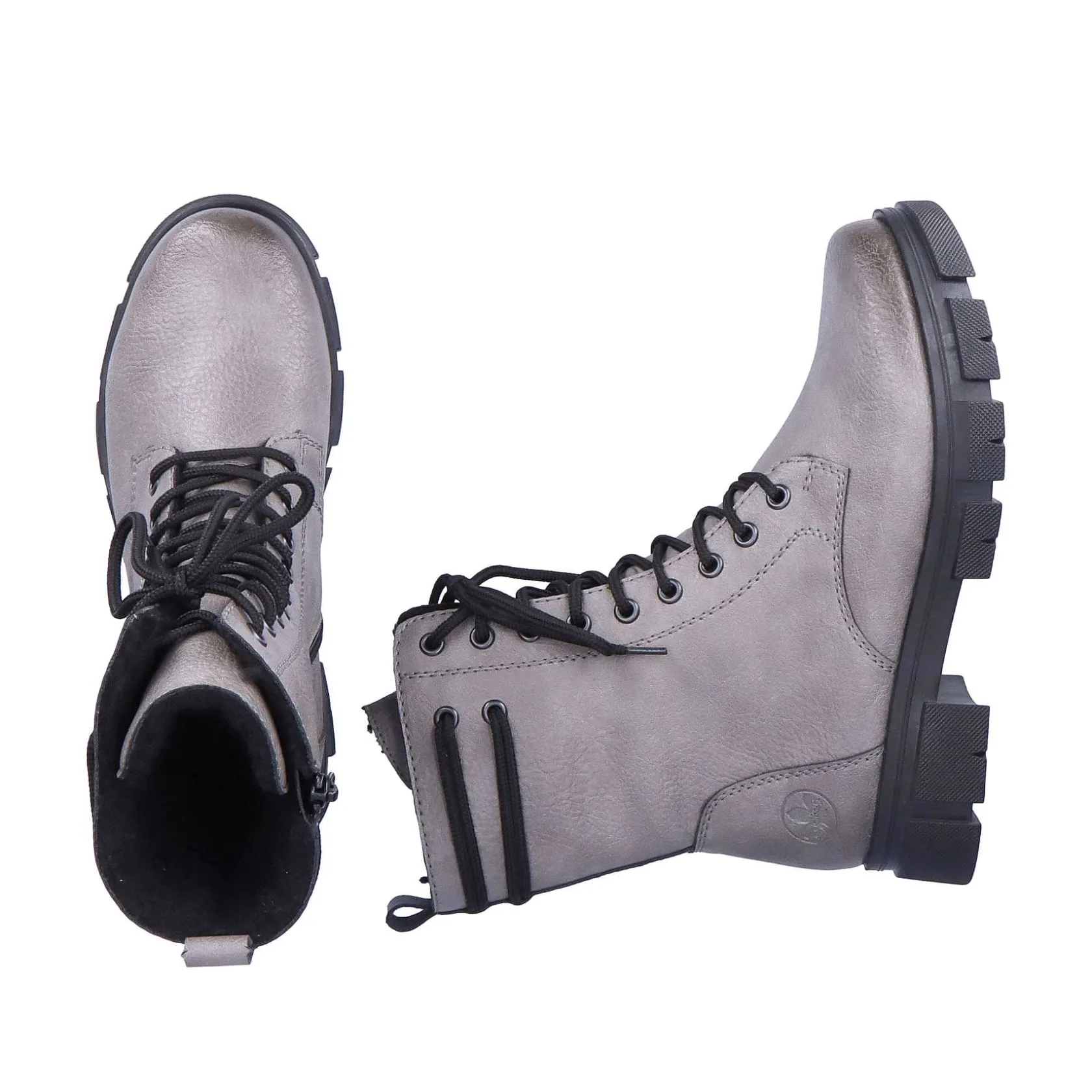 Rieker Ankle Boots & Boots-Women'S Biker Boots Granite Gray