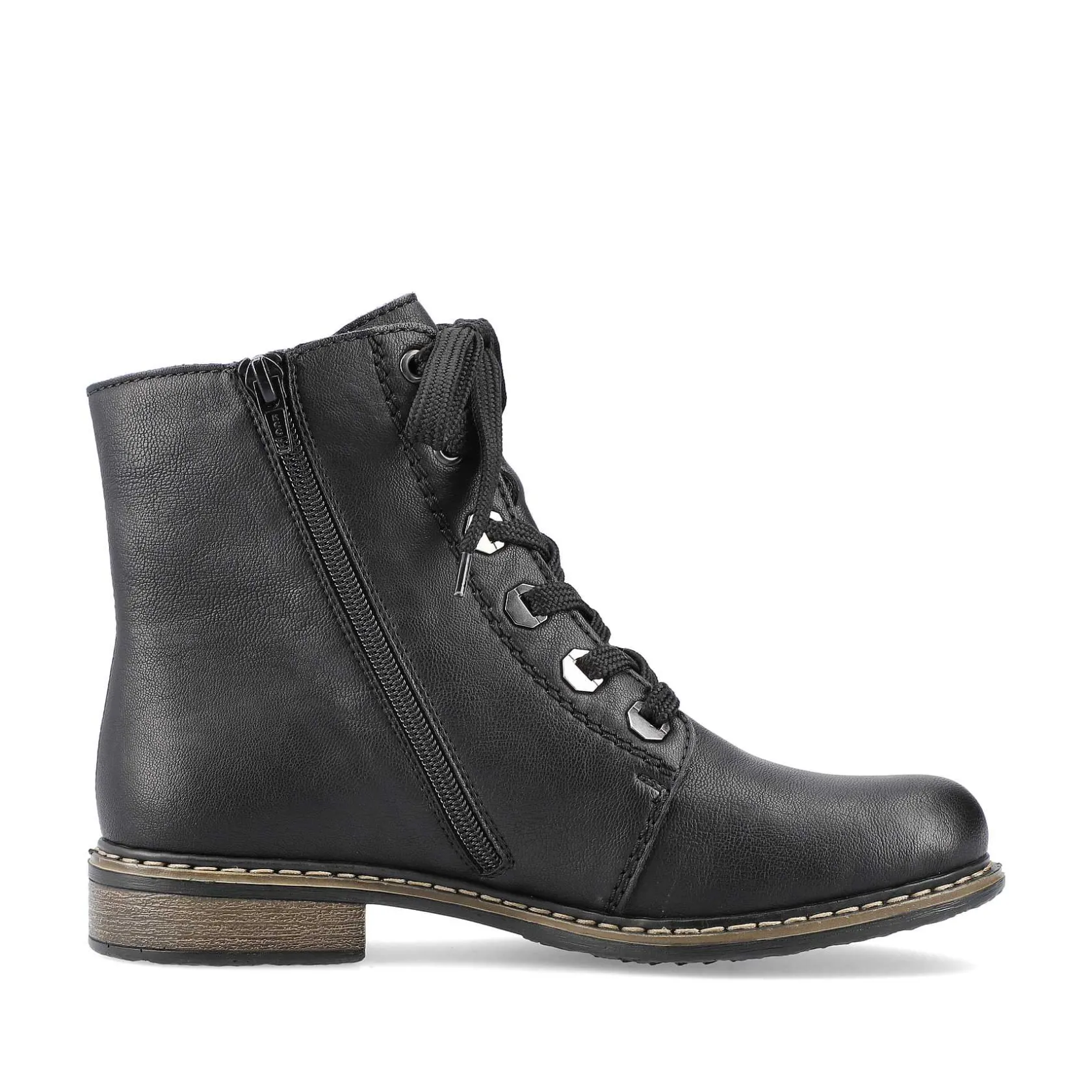 Rieker Ankle Boots & Boots-Women'S Biker Boots Jet Black