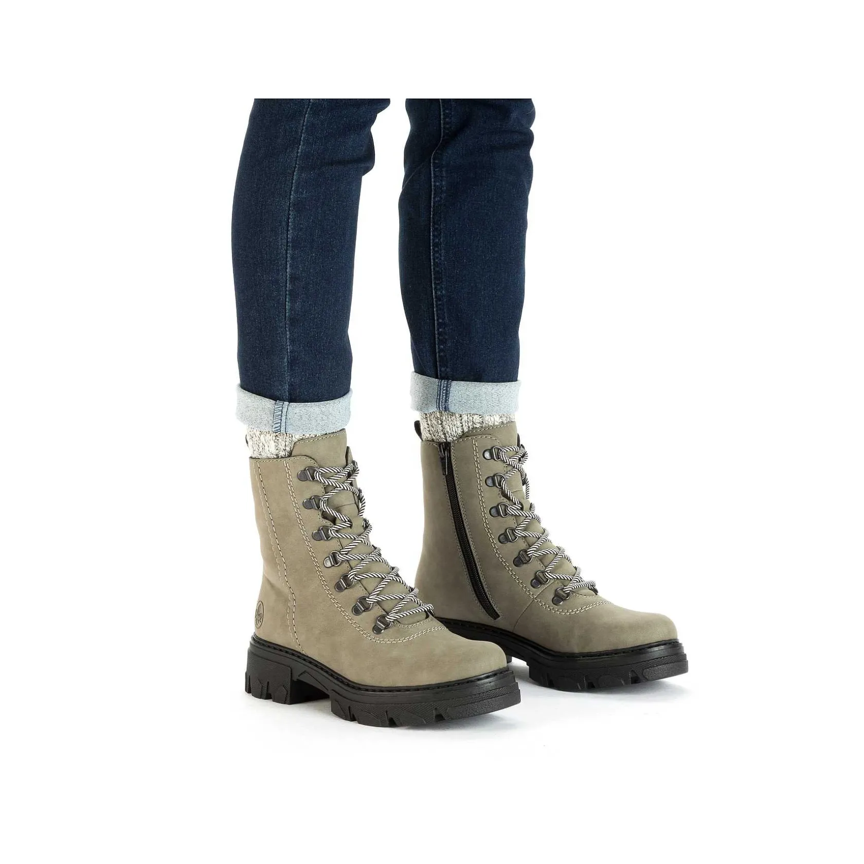Rieker Ankle Boots & Boots-Women'S Biker Boots Mint Green
