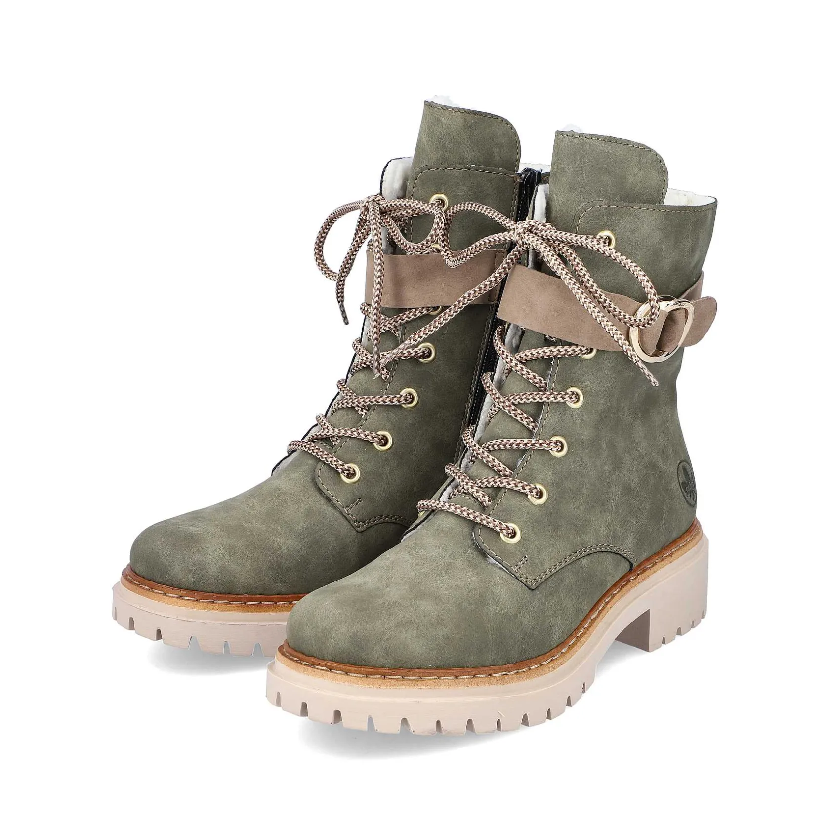 Rieker Ankle Boots & Boots-Women'S Biker Boots Leaf Green