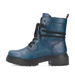 Rieker Ankle Boots & Boots-Women'S Biker Boots Cyan Blue