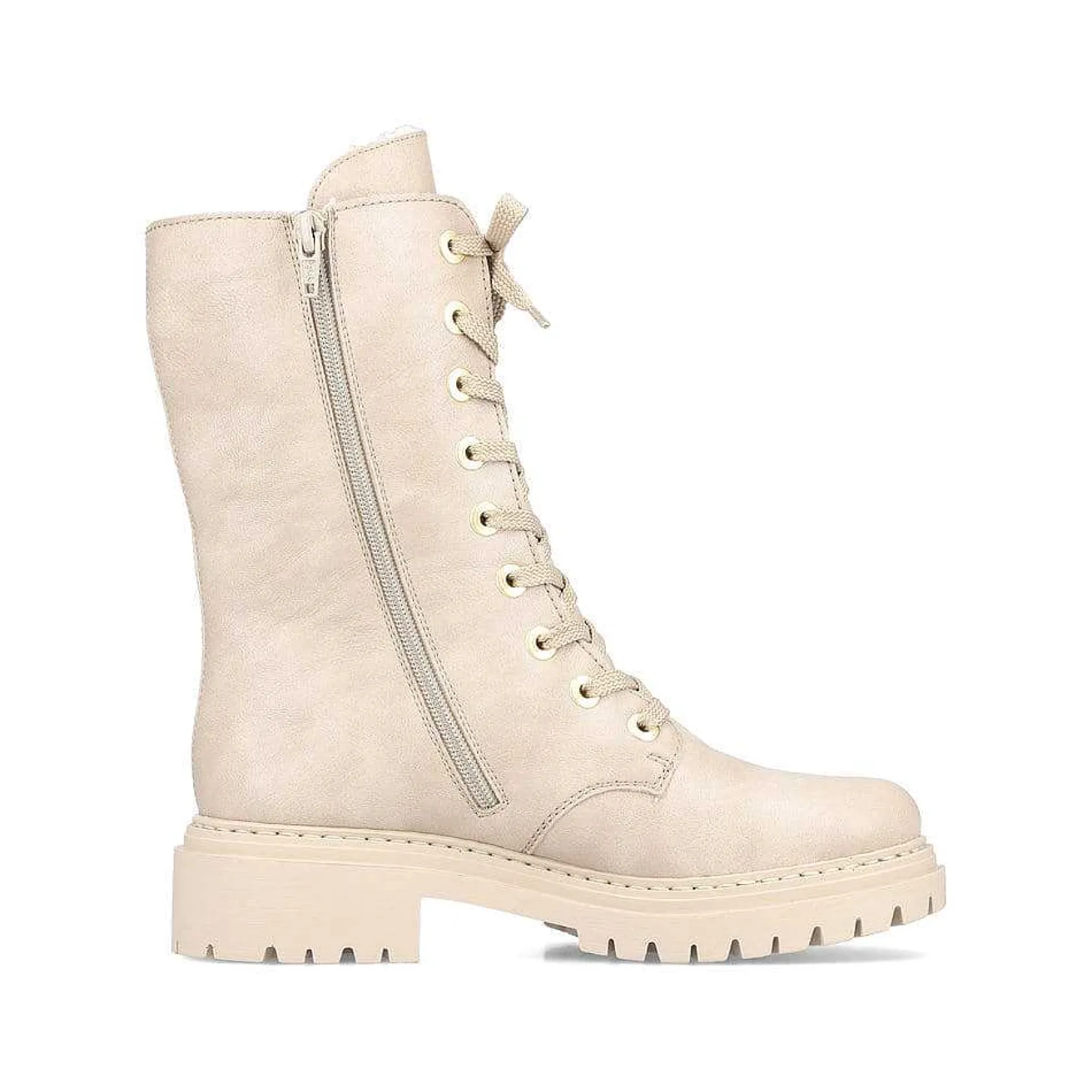 Rieker Ankle Boots & Boots-Women'S Biker Boots Cream Beige