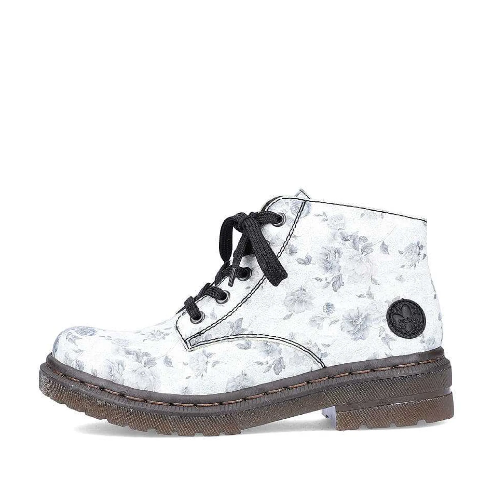 Rieker Ankle Boots & Boots-Women'S Biker Boots Silver White