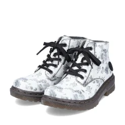 Rieker Ankle Boots & Boots-Women'S Biker Boots Silver White