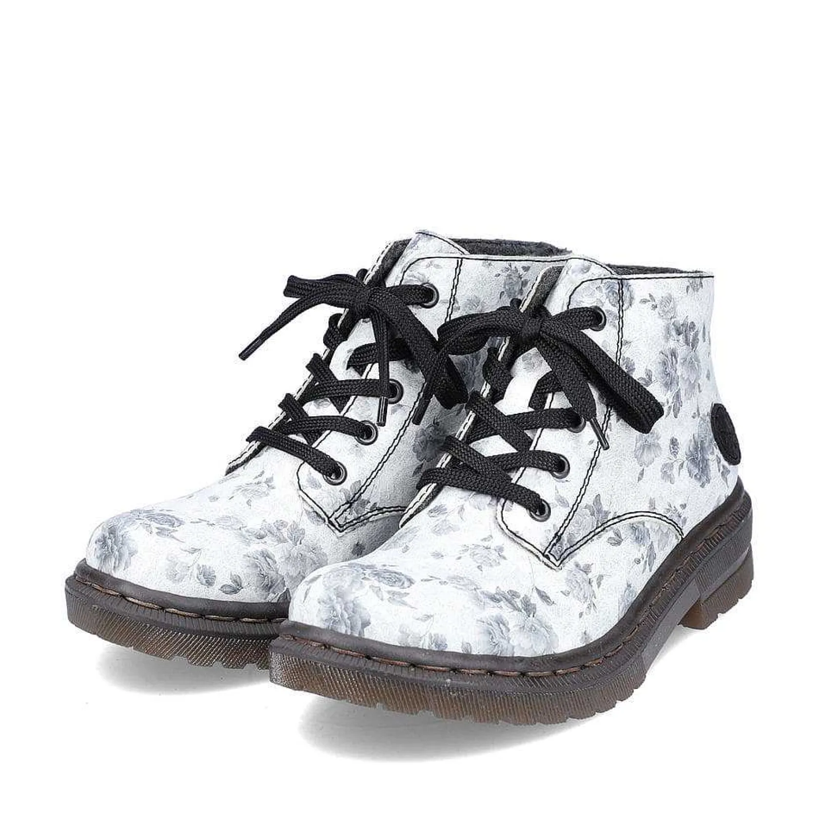 Rieker Ankle Boots & Boots-Women'S Biker Boots Silver White