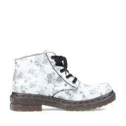 Rieker Ankle Boots & Boots-Women'S Biker Boots Silver White