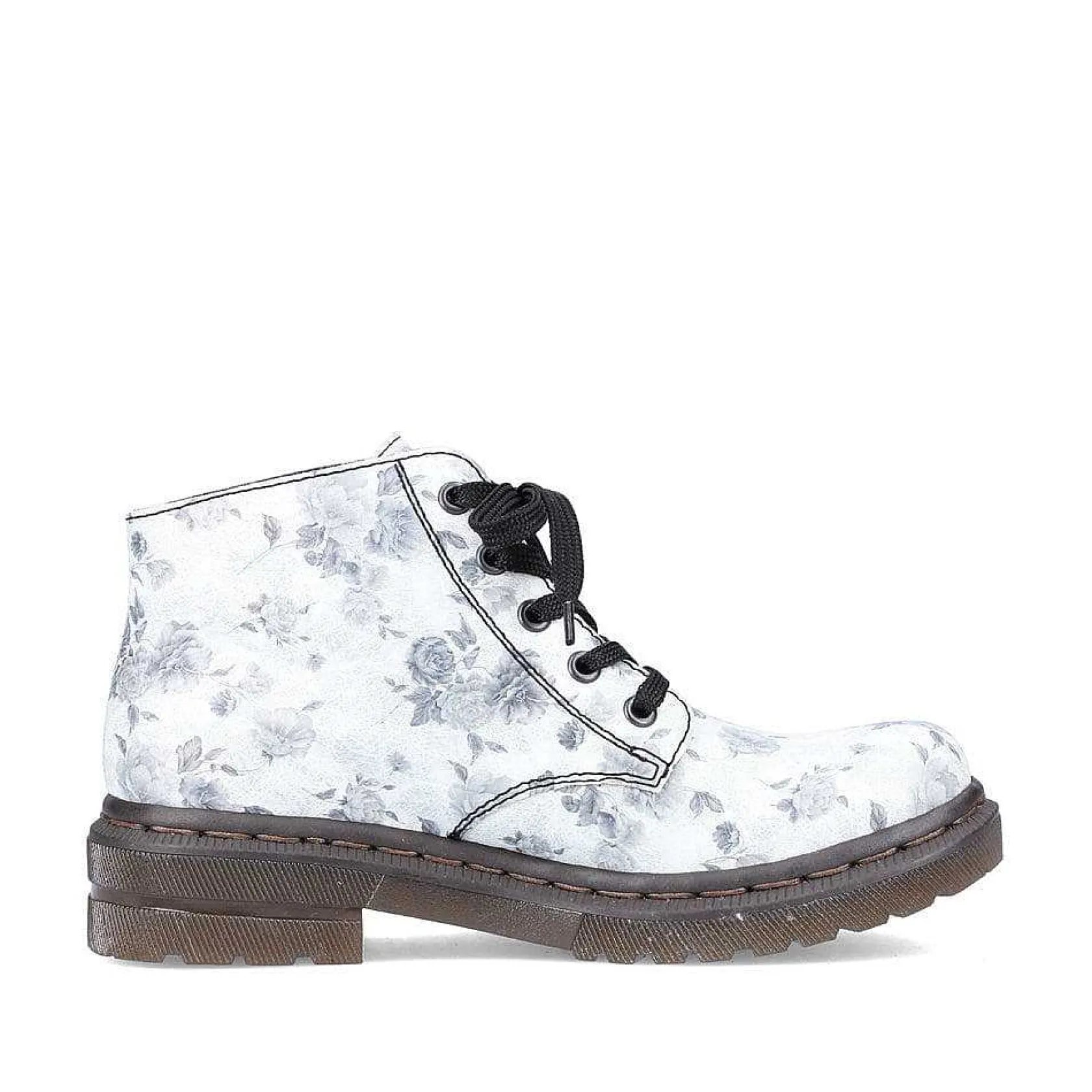 Rieker Ankle Boots & Boots-Women'S Biker Boots Silver White