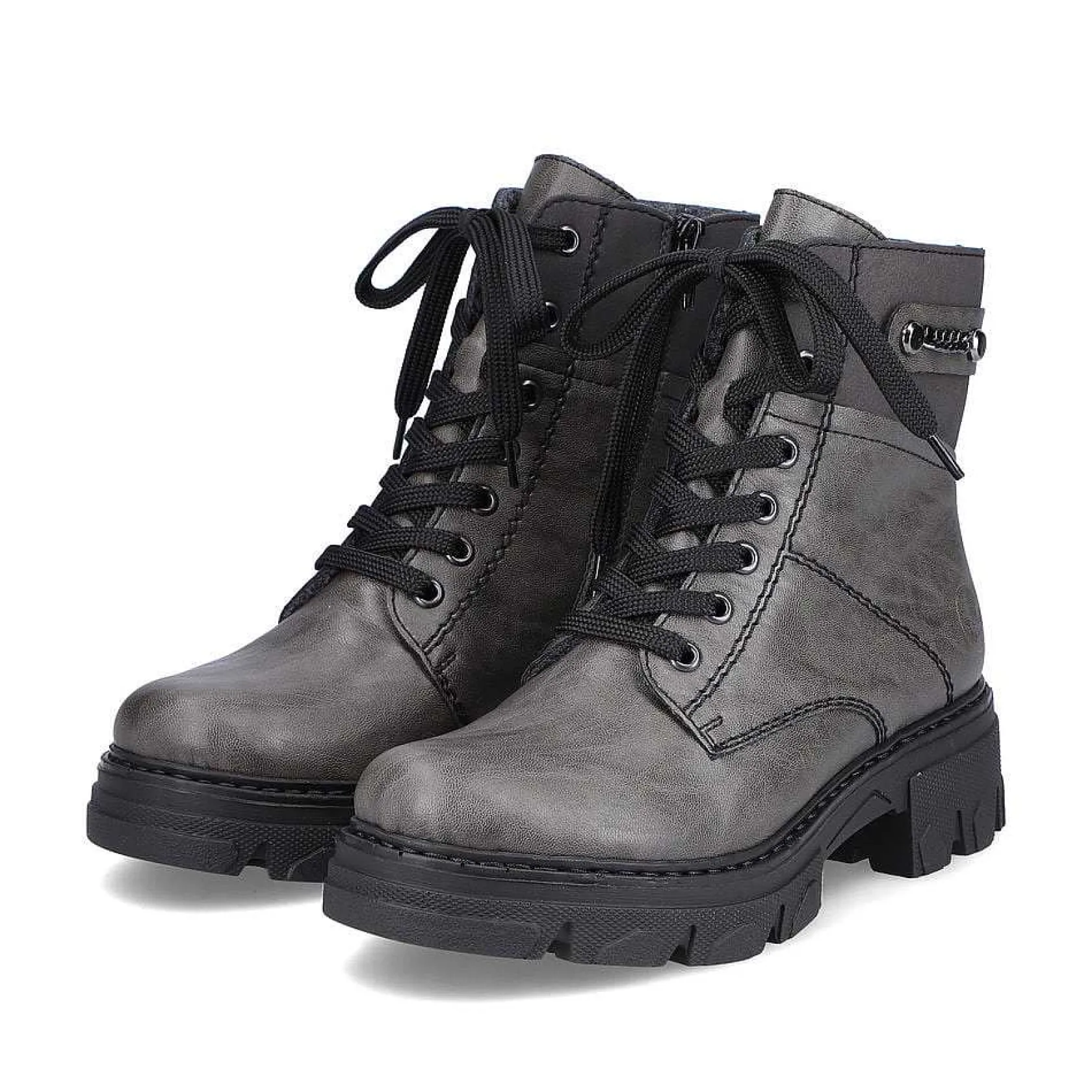 Rieker Ankle Boots & Boots-Women'S Biker Boots Moon Gray