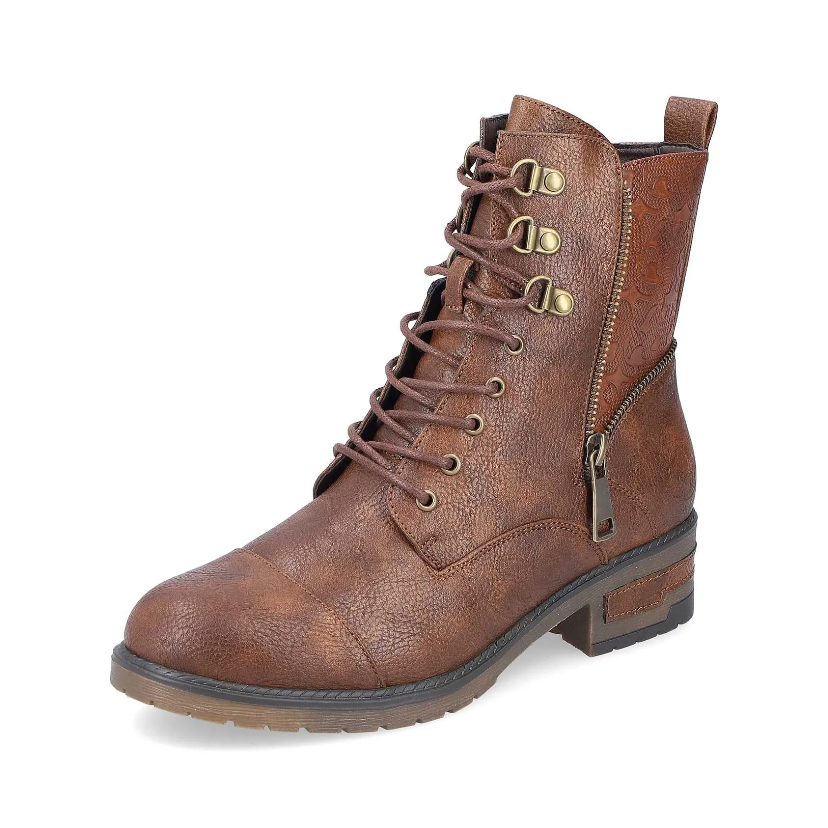 Rieker Ankle Boots & Boots-Women'S Biker Boots Chocolate Brown