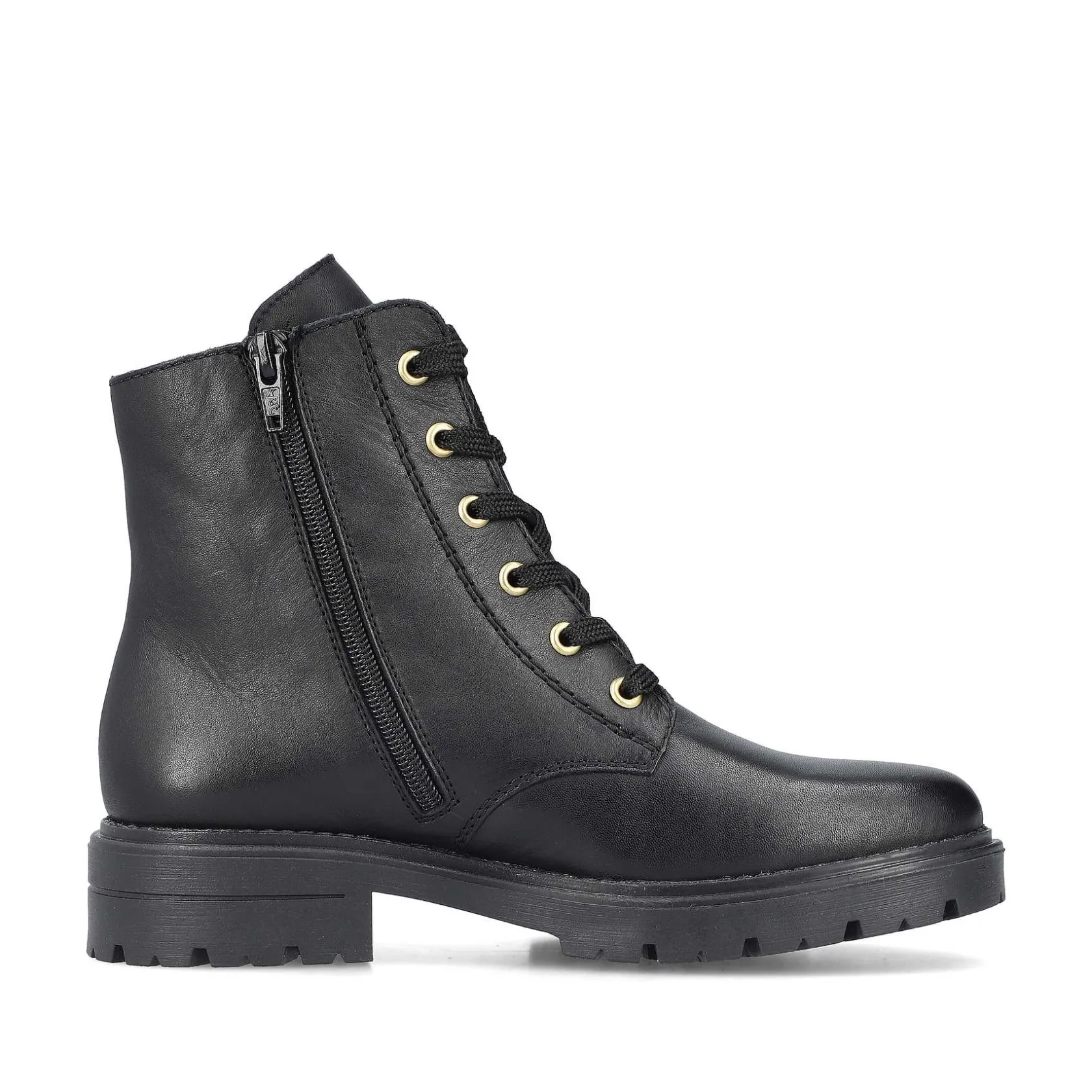 Rieker Ankle Boots & Boots-Women'S Biker Boots Glossy Black