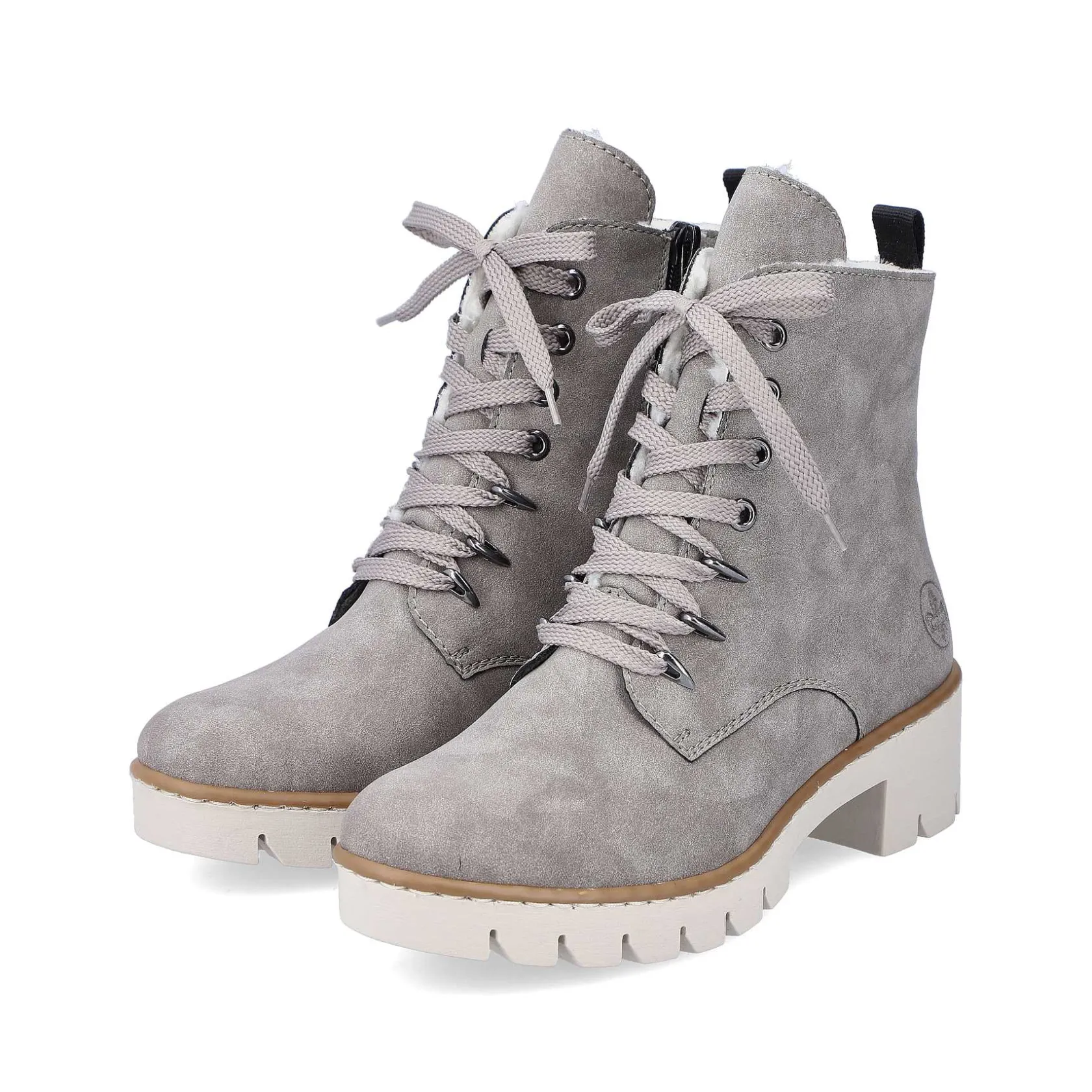 Rieker Ankle Boots & Boots-Women'S Biker Boots Silver Gray