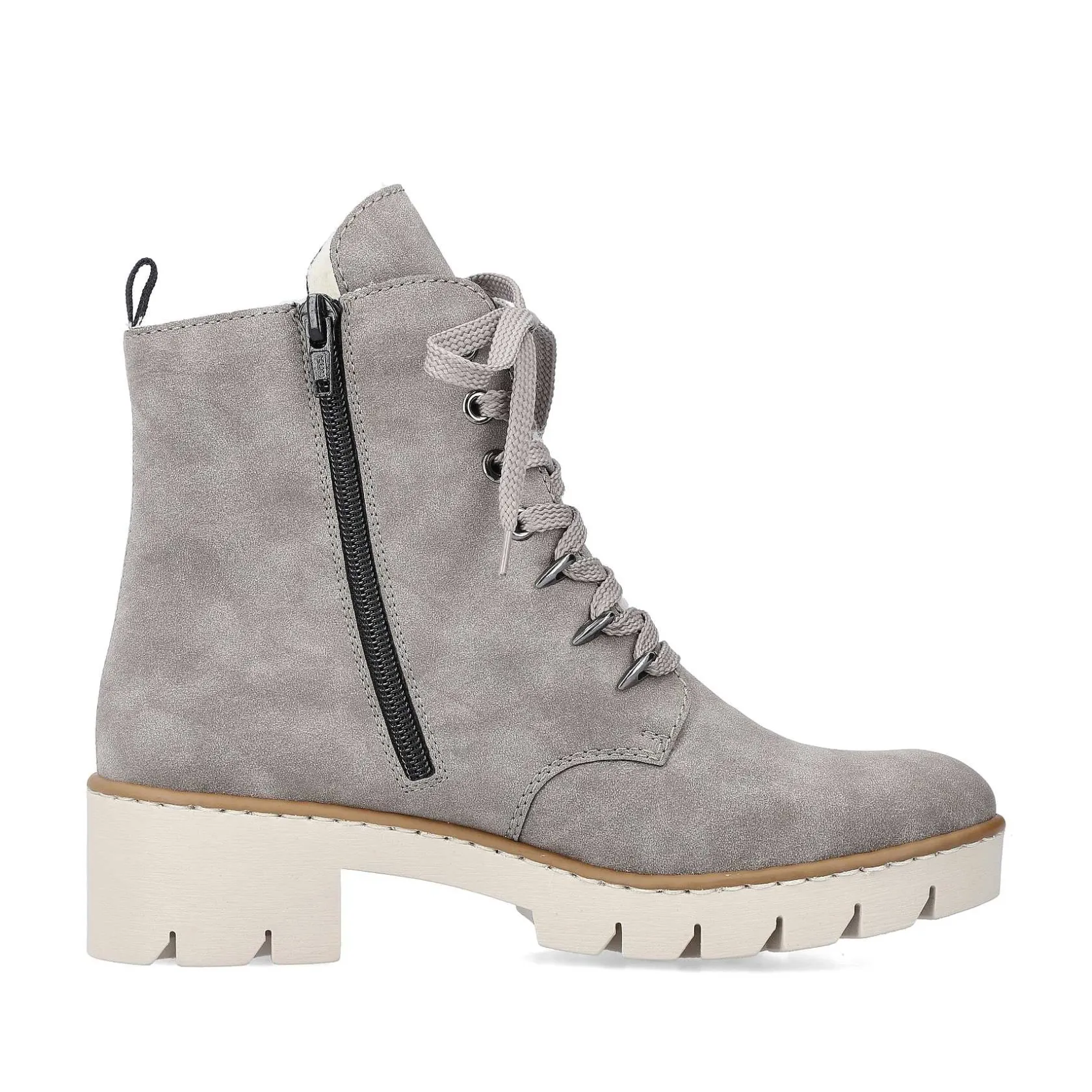 Rieker Ankle Boots & Boots-Women'S Biker Boots Silver Gray