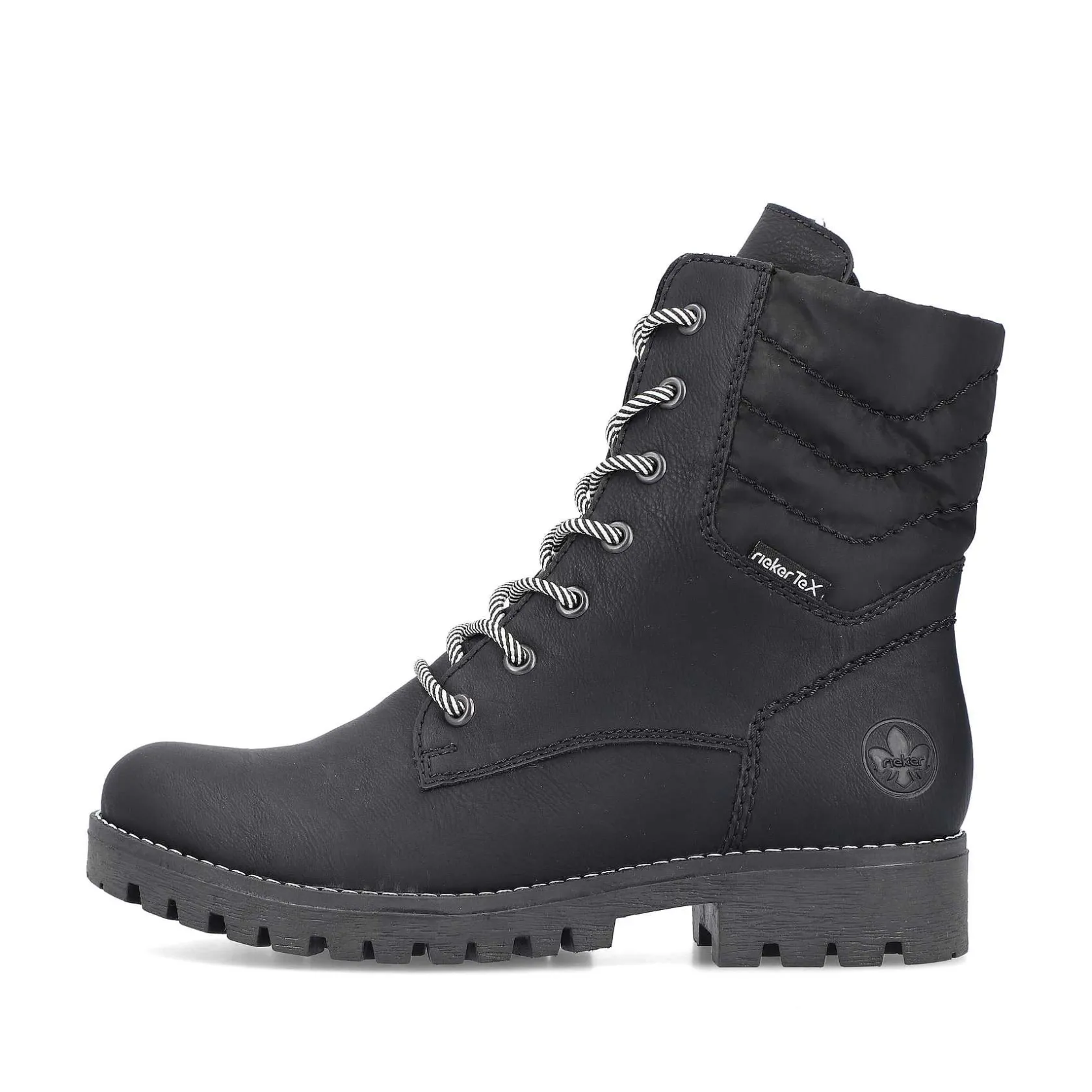 Rieker Ankle Boots & Boots-Women'S Biker Boots Asphalt Black