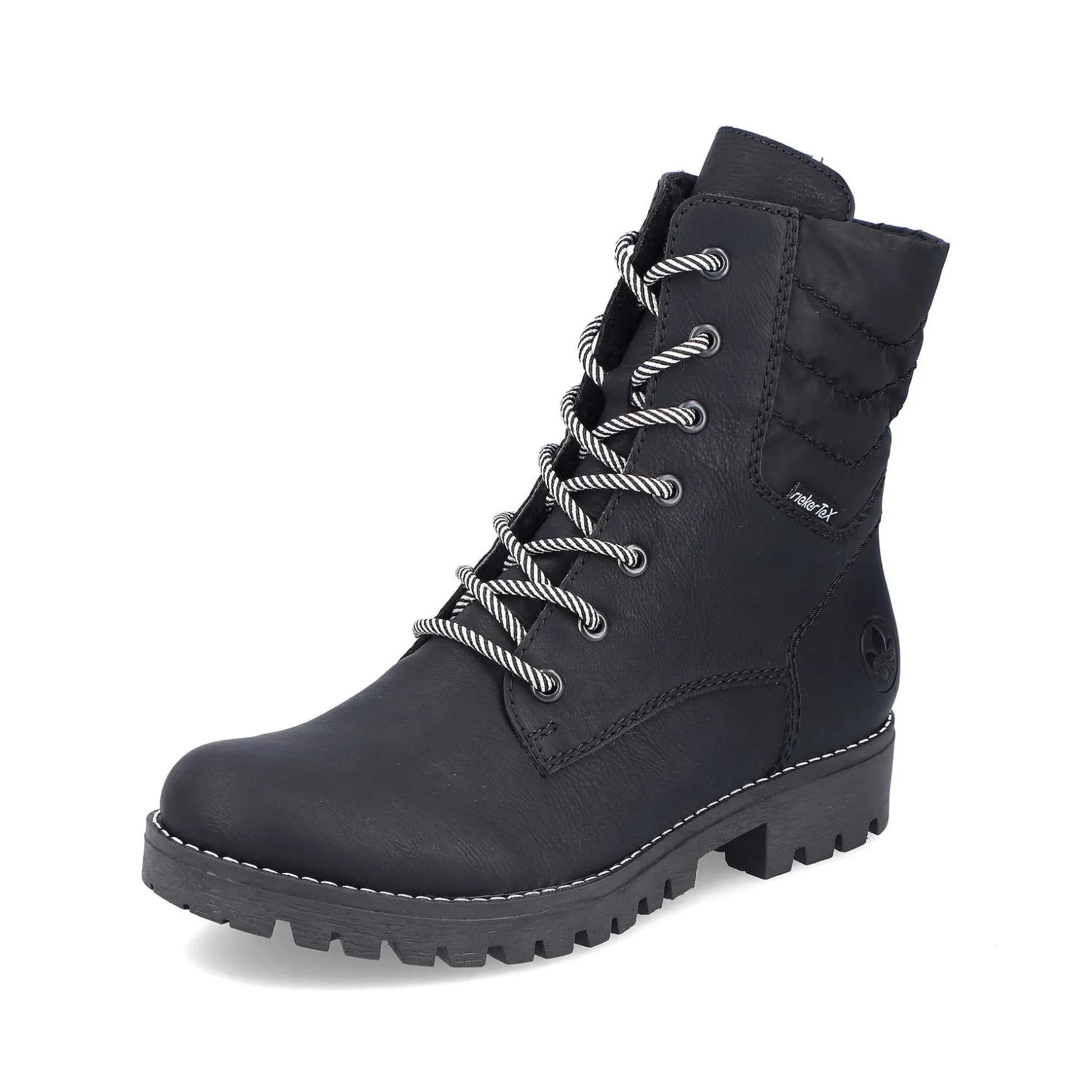 Rieker Ankle Boots & Boots-Women'S Biker Boots Asphalt Black