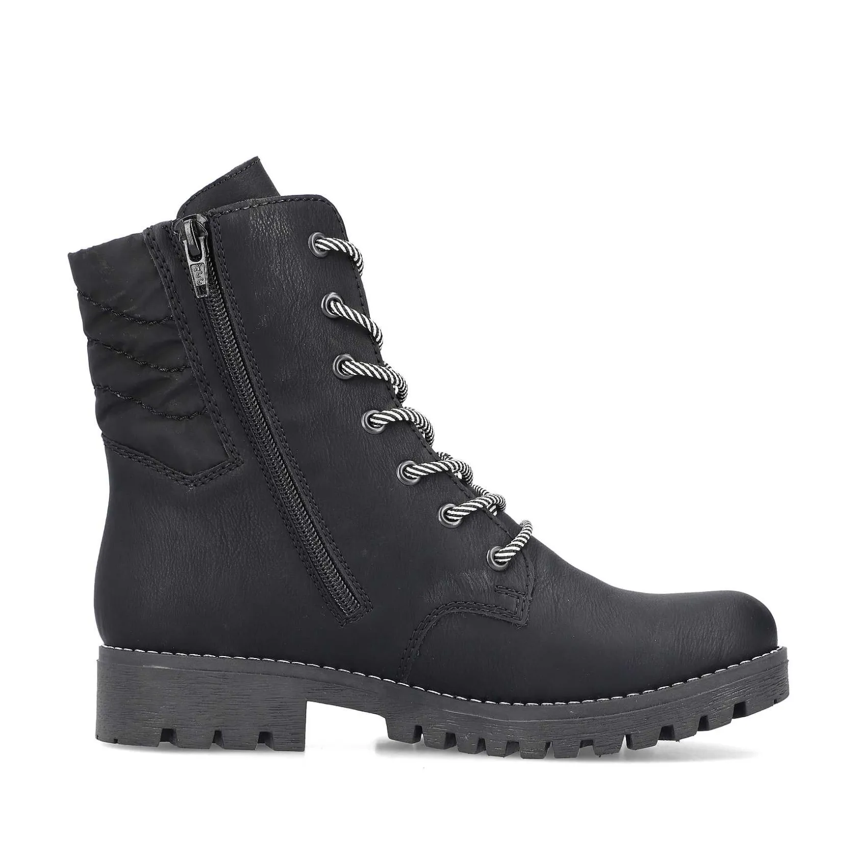 Rieker Ankle Boots & Boots-Women'S Biker Boots Asphalt Black