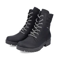Rieker Ankle Boots & Boots-Women'S Biker Boots Asphalt Black