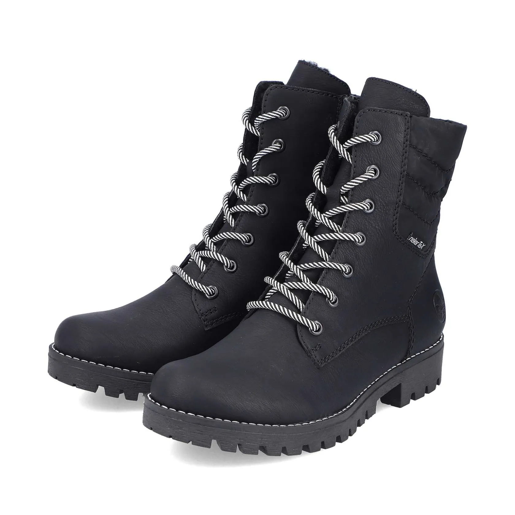 Rieker Ankle Boots & Boots-Women'S Biker Boots Asphalt Black