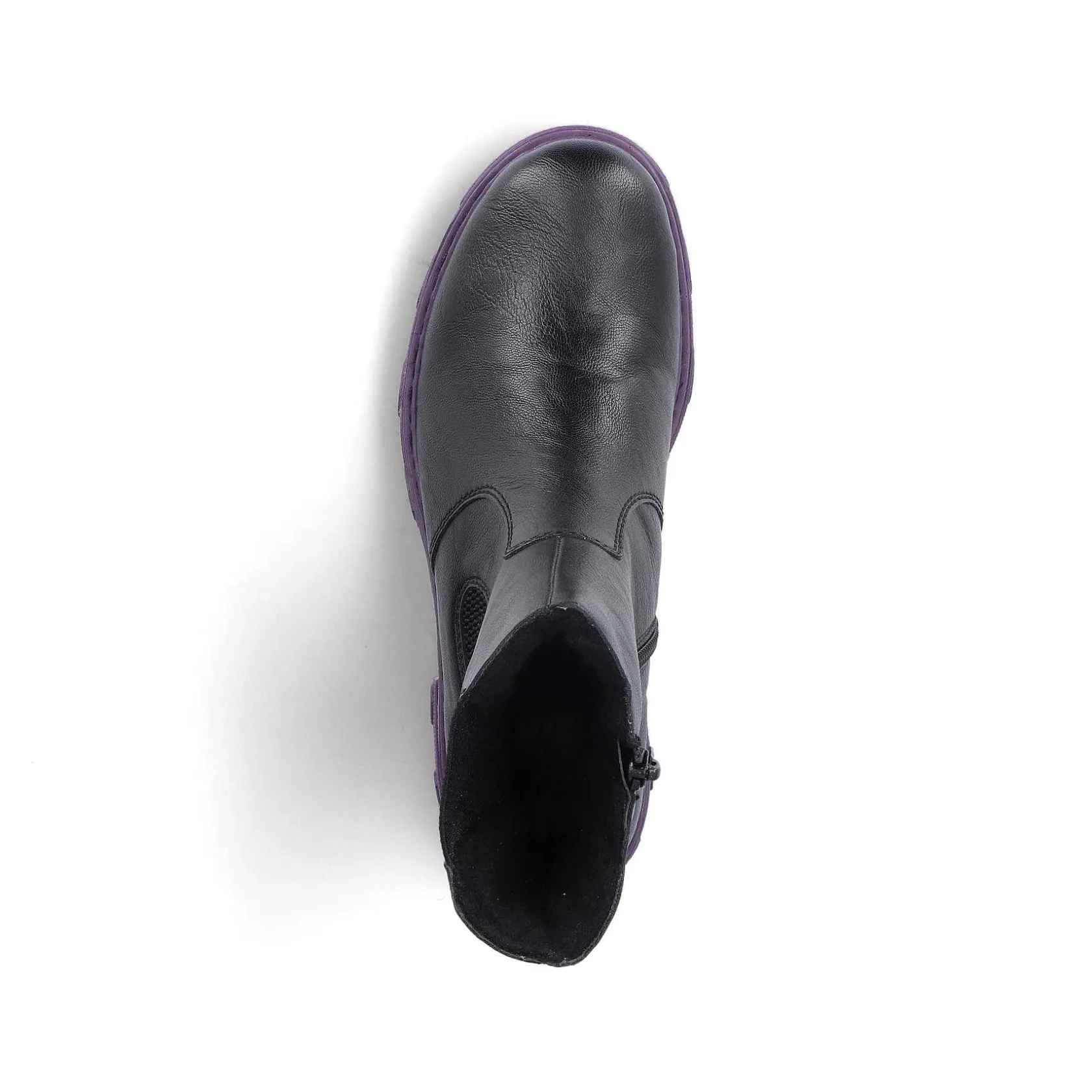 Rieker Ankle Boots & Boots-Women'S Biker Boots Night Black-Purple