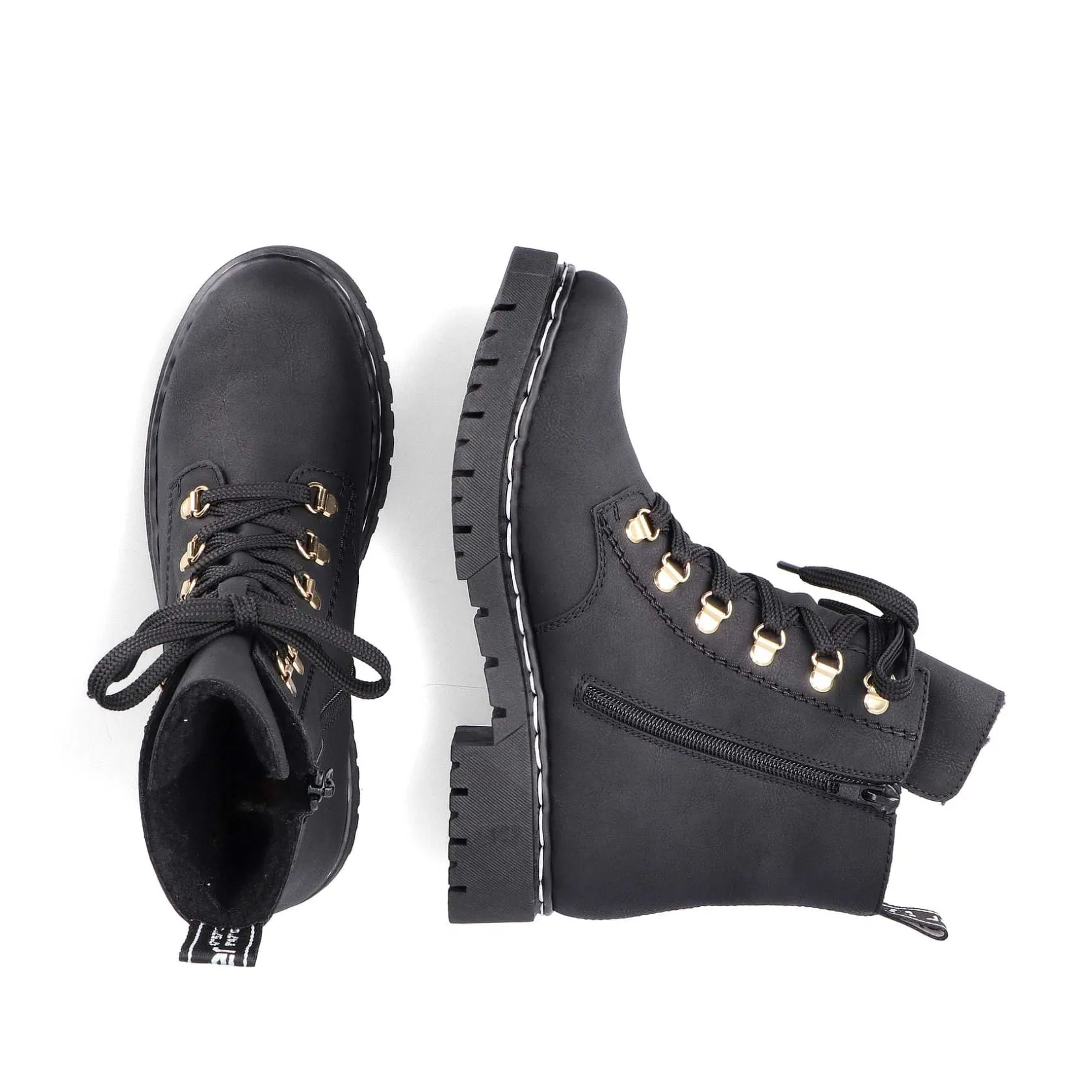 Rieker Ankle Boots & Boots-Women'S Biker Boots Jet Black