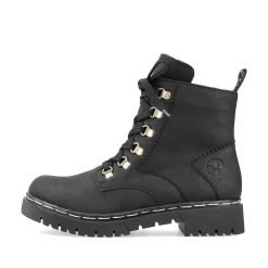 Rieker Ankle Boots & Boots-Women'S Biker Boots Jet Black