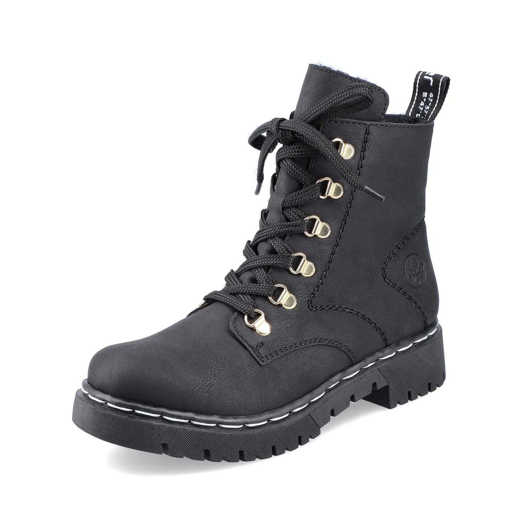 Rieker Ankle Boots & Boots-Women'S Biker Boots Jet Black