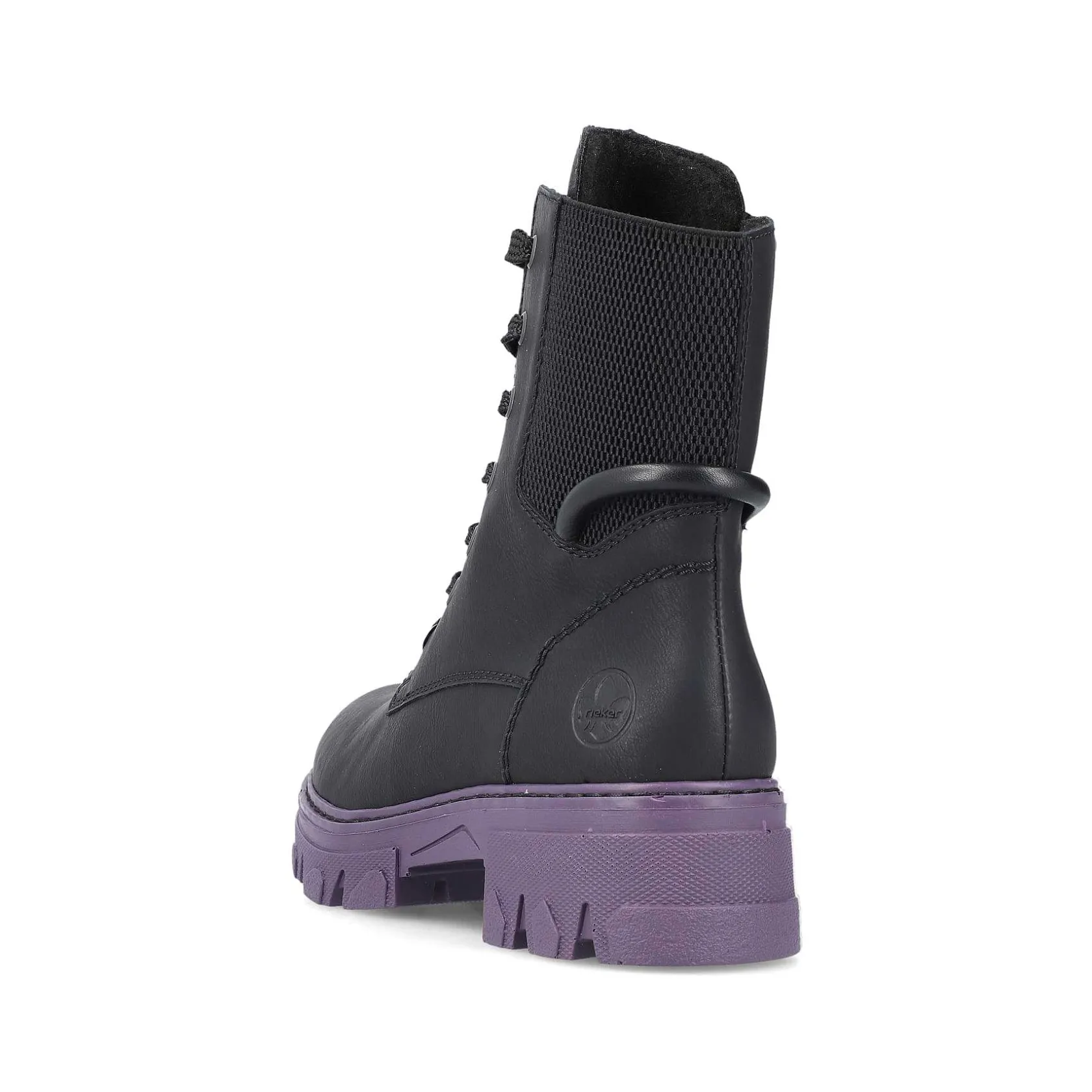 Rieker Ankle Boots & Boots-Women'S Biker Boots Night Black-Purple