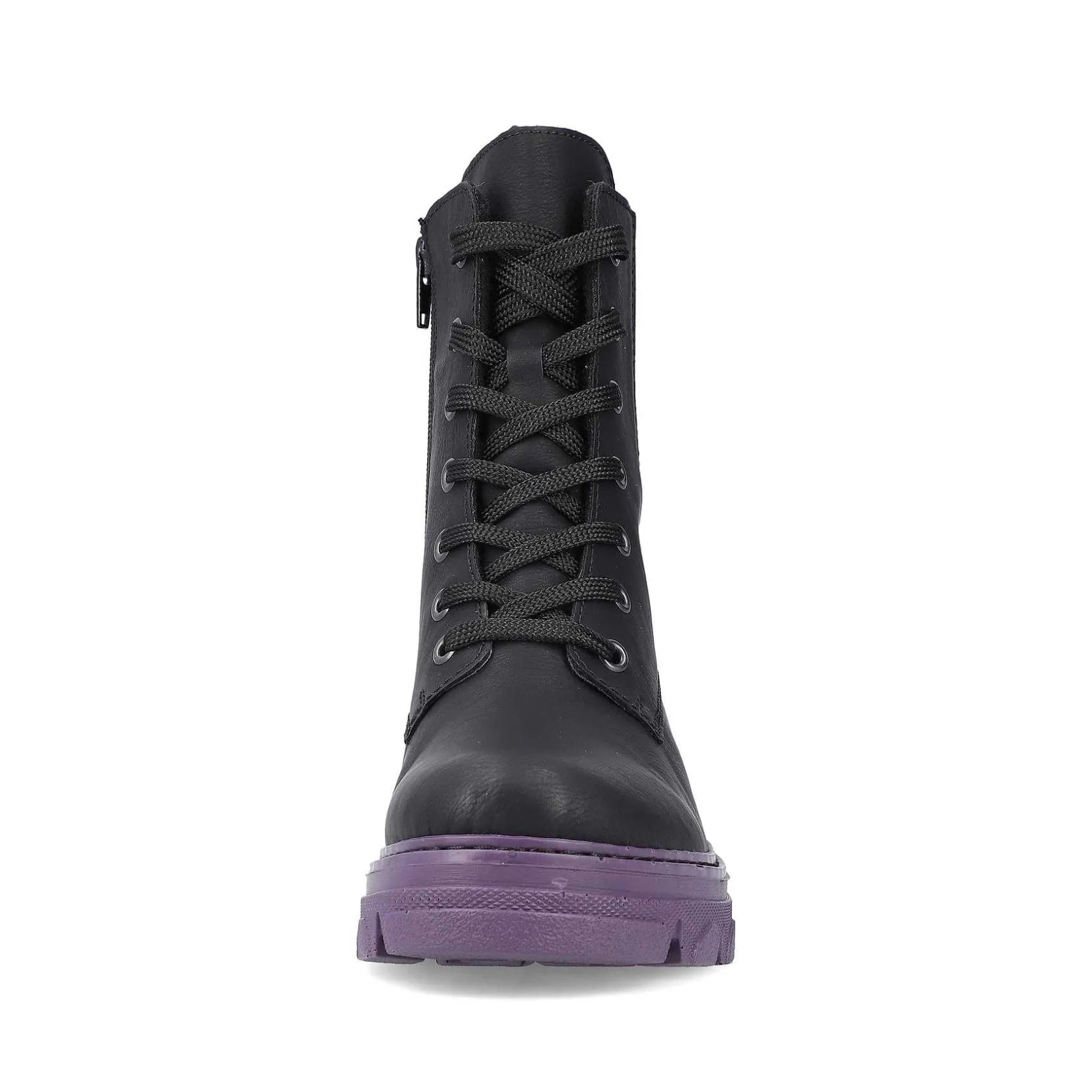 Rieker Ankle Boots & Boots-Women'S Biker Boots Night Black-Purple