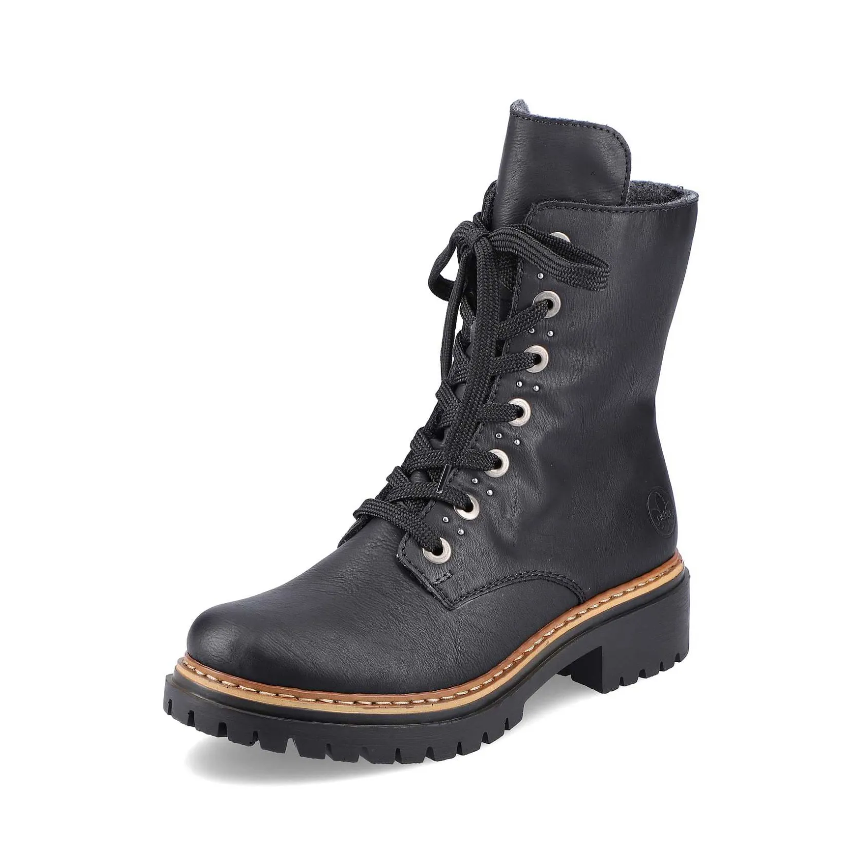 Rieker Ankle Boots & Boots-Women'S Biker Boots Graphite Black