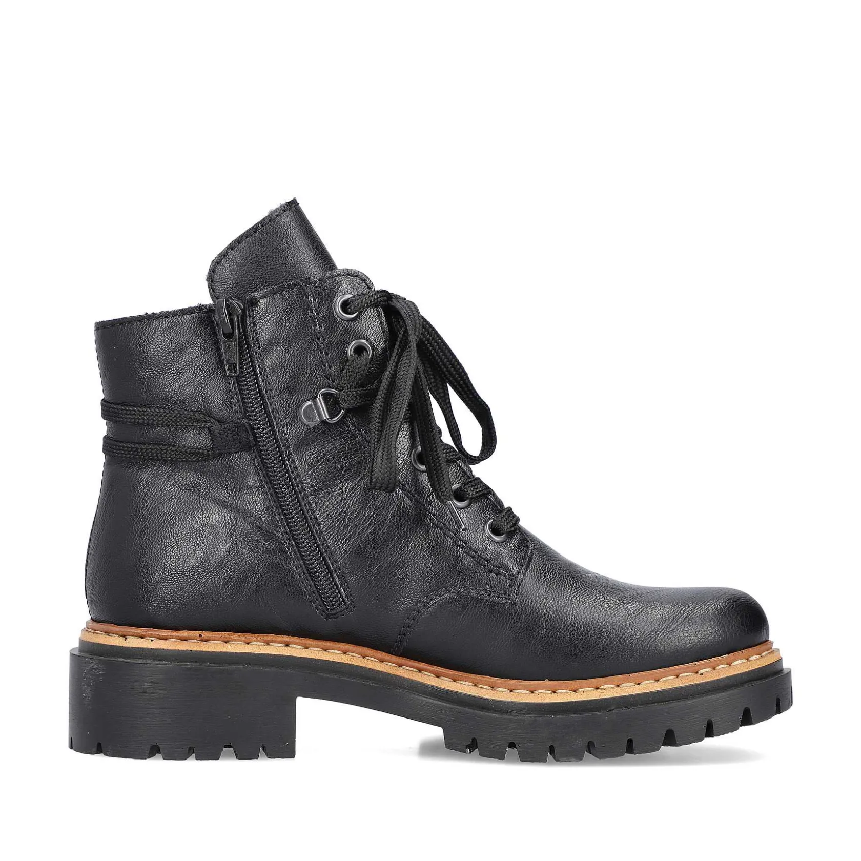 Rieker Ankle Boots & Boots-Women'S Biker Boots Night Black