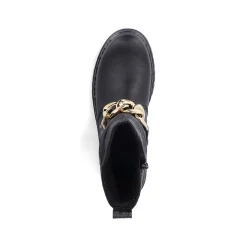 Rieker Ankle Boots & Boots-Women'S Biker Boots Jet Black