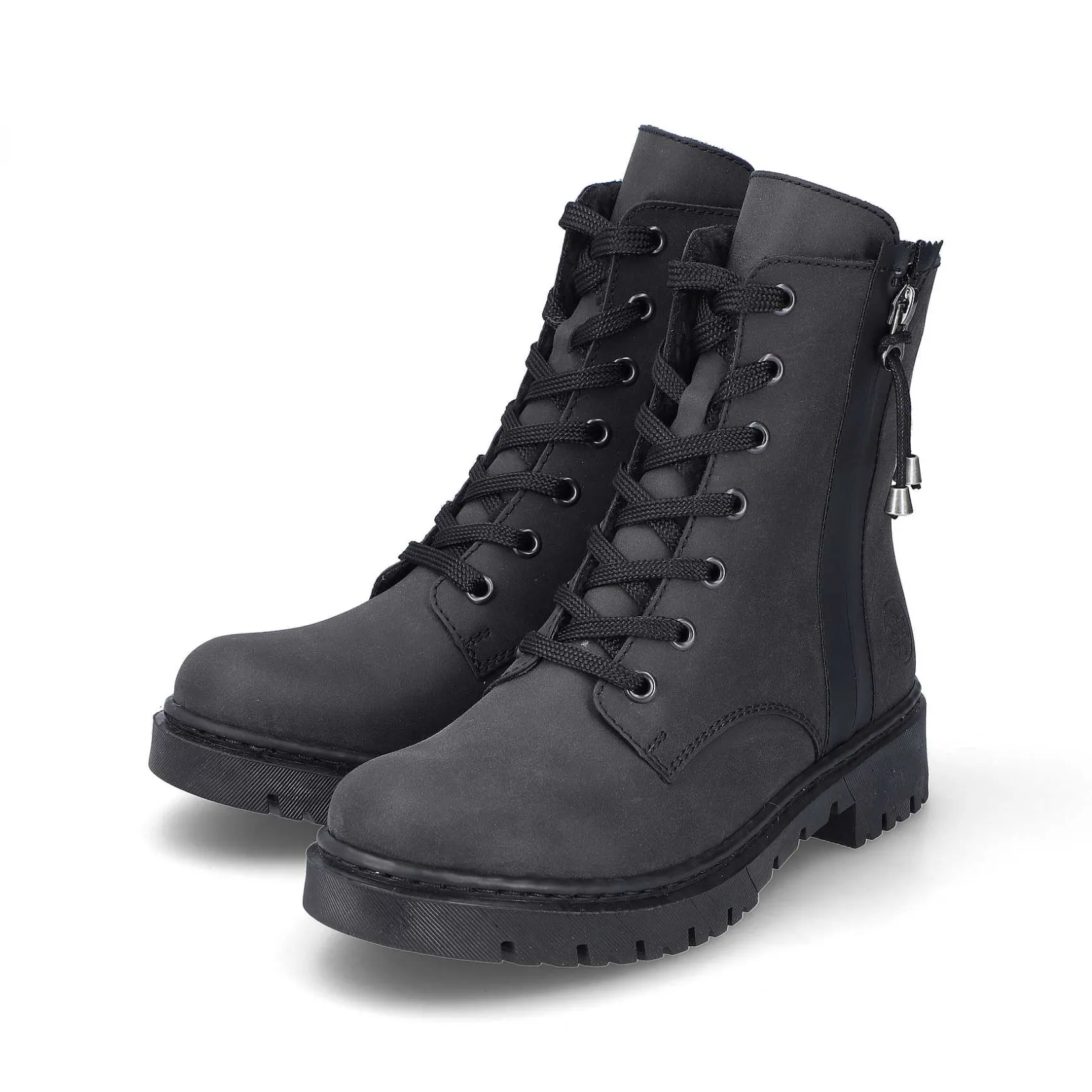 Rieker Ankle Boots & Boots-Women'S Biker Boots Jet Black