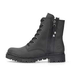 Rieker Ankle Boots & Boots-Women'S Biker Boots Jet Black