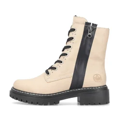 Rieker Ankle Boots & Boots-Women'S Biker Boots Vanilla Beige