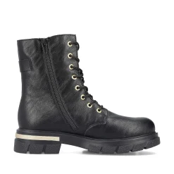 Rieker Ankle Boots & Boots-Women'S Biker Boots Night Black