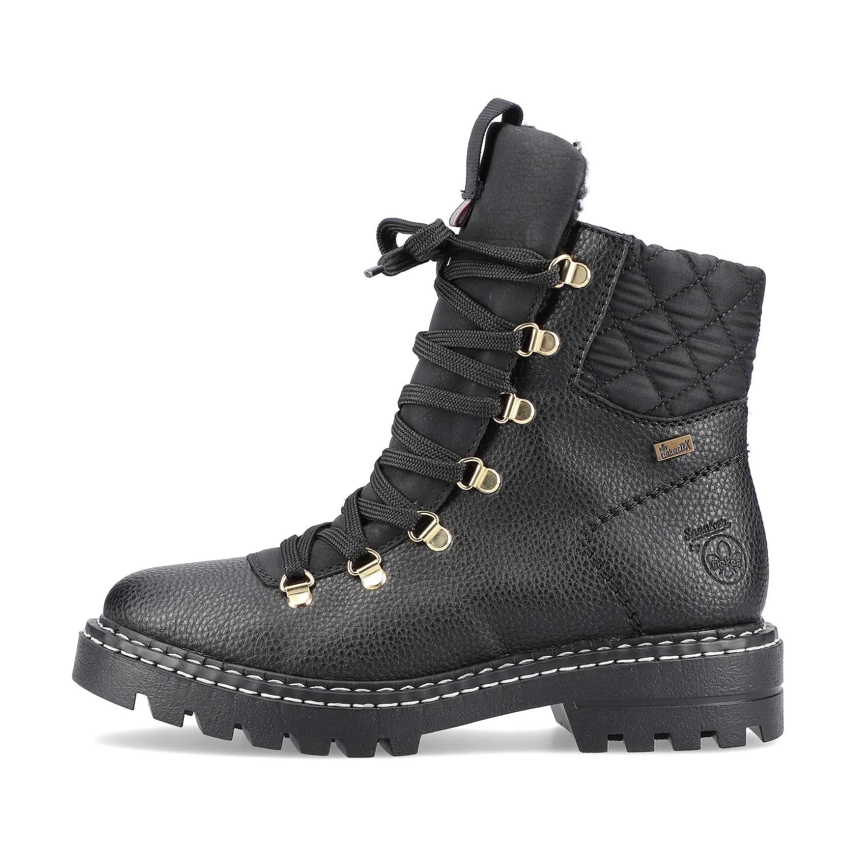 Rieker Ankle Boots & Boots-Women'S Biker Boots Night Black