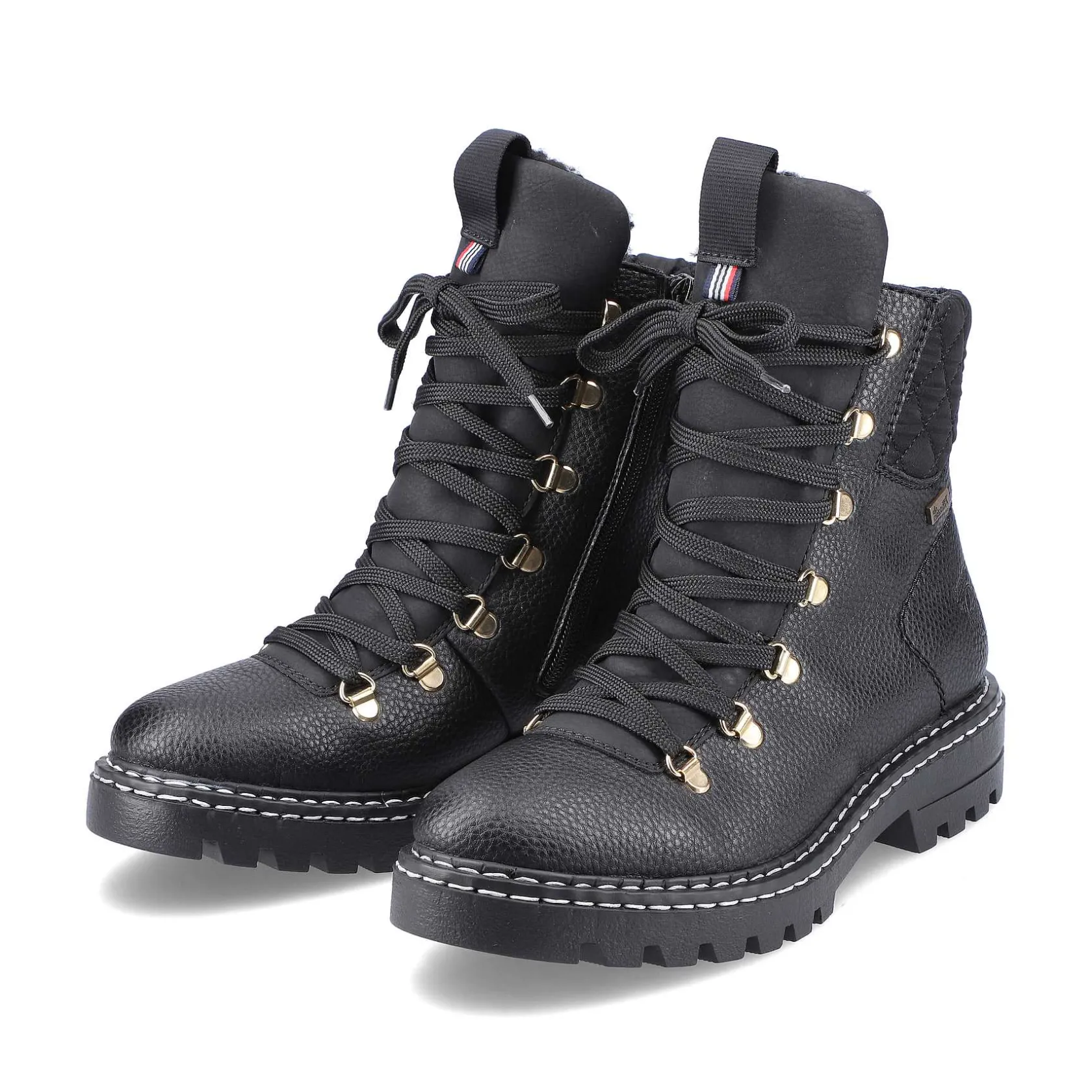 Rieker Ankle Boots & Boots-Women'S Biker Boots Night Black