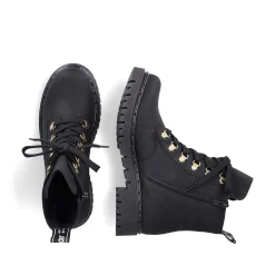 Rieker Ankle Boots & Boots-Women'S Biker Boots Jet Black