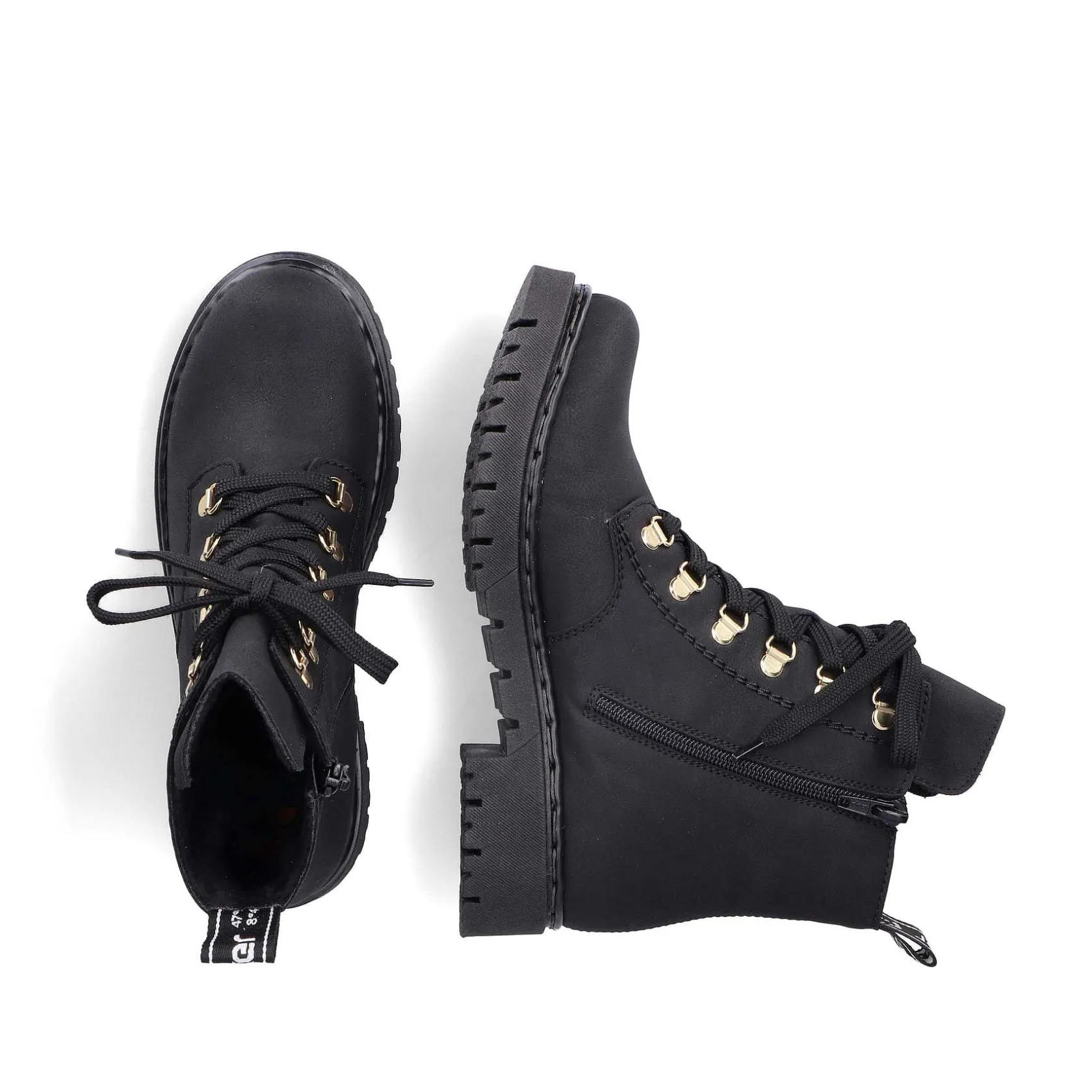 Rieker Ankle Boots & Boots-Women'S Biker Boots Jet Black