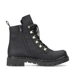Rieker Ankle Boots & Boots-Women'S Biker Boots Jet Black
