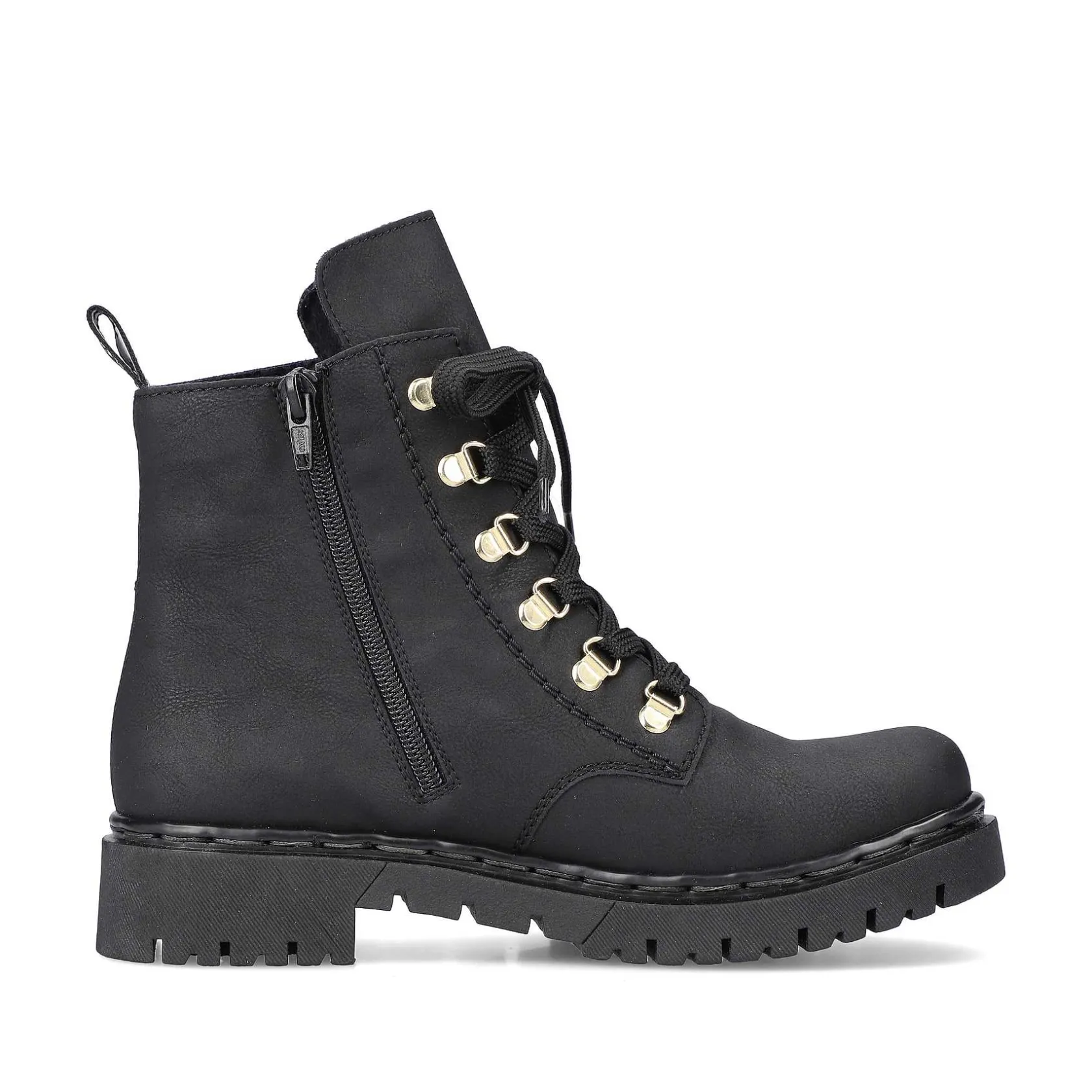 Rieker Ankle Boots & Boots-Women'S Biker Boots Jet Black