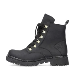 Rieker Ankle Boots & Boots-Women'S Biker Boots Jet Black